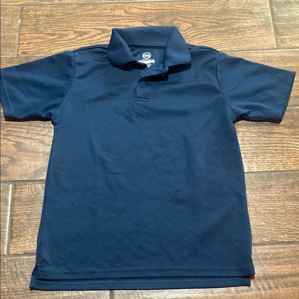 10/$50 Wonder Nation Navy Blue Kids Polo Shirt Size L (10-12)